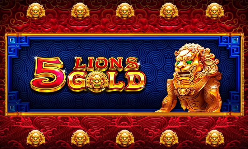 5 Lions Gold, Pragmatic, slot gráficos impressionantes, rodadas grátis, bônus emocionantes